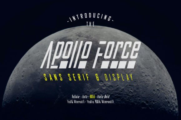 Apollo Force: The Premium Display Font for Bold Brand Identity