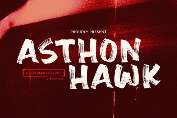 Asthon Hawk: The Premium Display Font for Scroll-Stopping Visuals