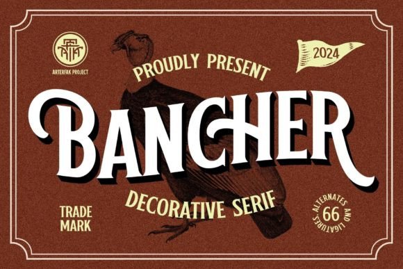 Bancher: The Vintage Serif Font for Modern Web Design