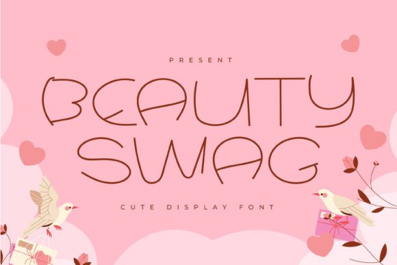Beauty Swag: The Playful Display Font for Trendy Campaigns