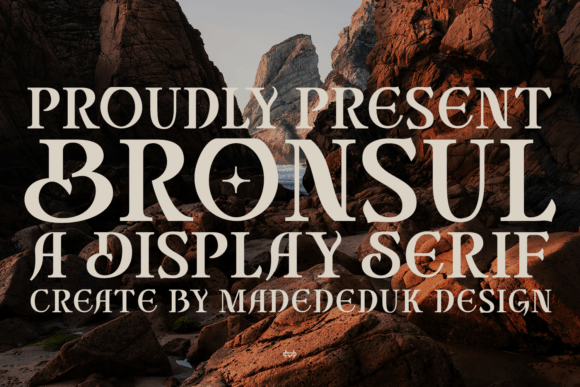 Bronsul: The Premium Serif Display Font for Modern Digital Brands