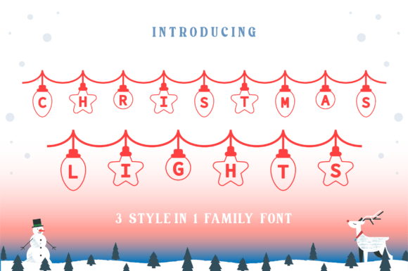Bunting Christmas Light: The Ultimate Display Font for Festive Web Design