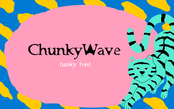 Chunky Wave: The Bold Display Typeface for Modern Brands