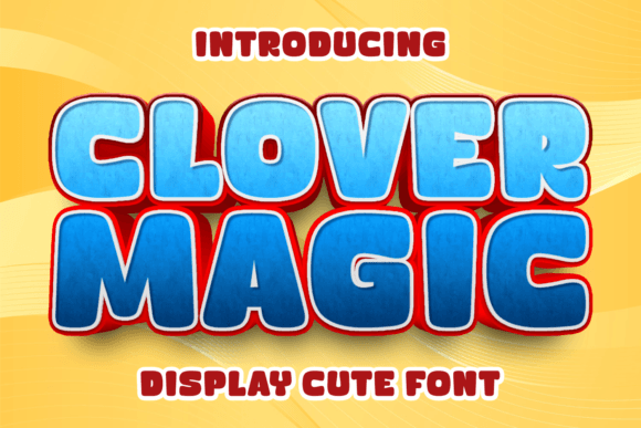 Clover Magic: The Playful Display Font for Whimsical Web Design