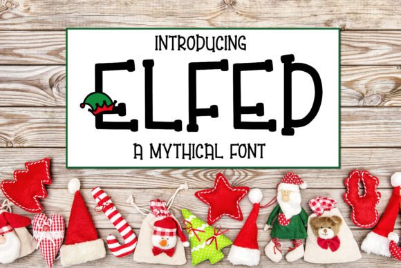 Elfed: The Whimsical Display Font for Holiday Web Design