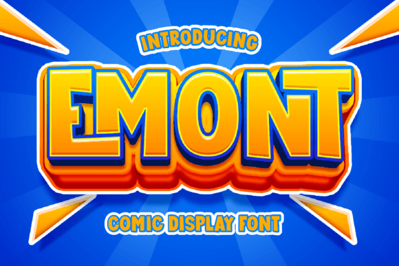 Emont: A Dynamic Comic Display Font for Modern Editorial Design