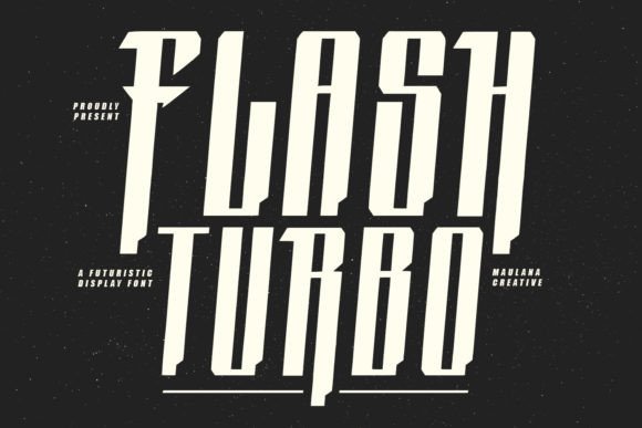Flash Turbo: The Bold Typeface for High-Energy Crafts