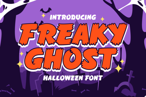 Freaky Ghost: The Bold Display Font for Spooky Editorial Design