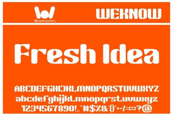 Fresh Idea: The Vibrant Display Font for Modern Business Branding