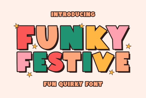 Funky Festive: The Quirky Christmas Typeface for Bold Branding