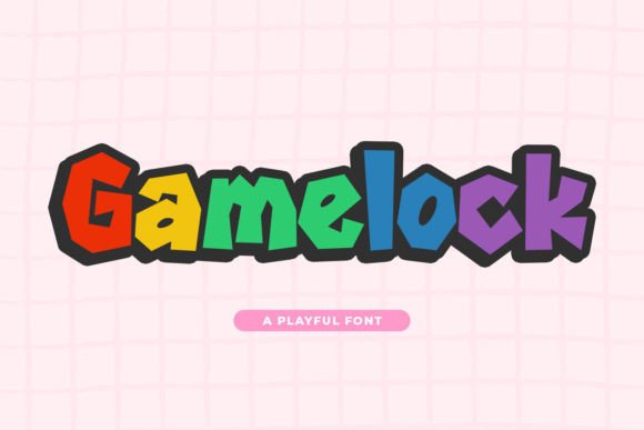 Gamelock: The Bold Display Font for Lively Branding