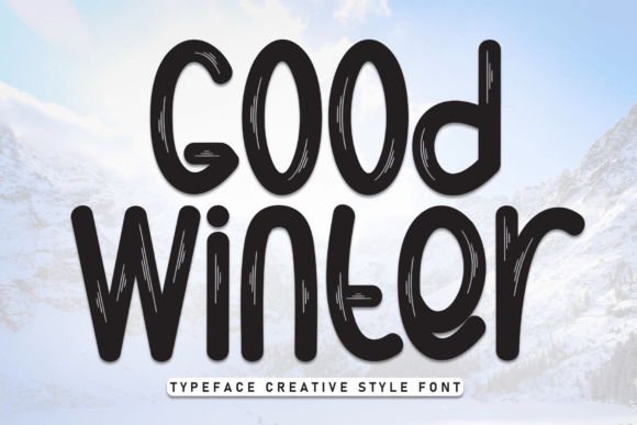 Good Winter: A Cheerful Display Typeface for Modern Editorial Design