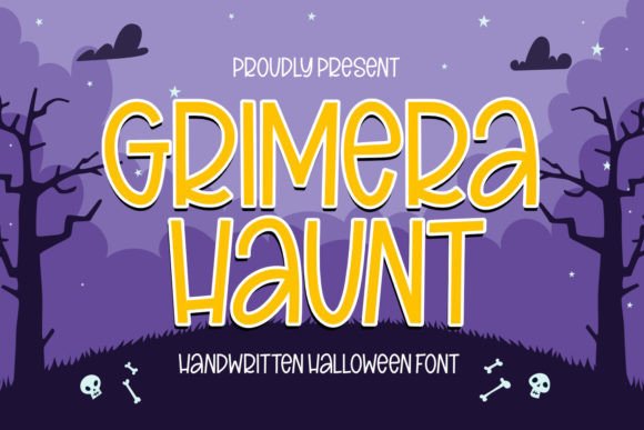Grimera Haunt: A Handwritten Display Font for Editorial Magic