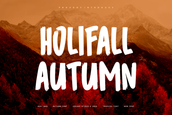 Holifall Autumn: The Bold Typeface for Seasonal Campaigns