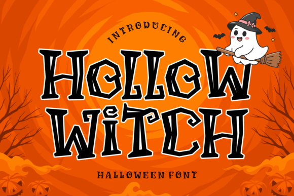 Hollow Witch: The Premium Display Font for Editorial Design