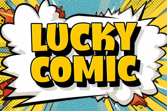 Lucky Comic: The Perfect Display Font for Handmade Crafts