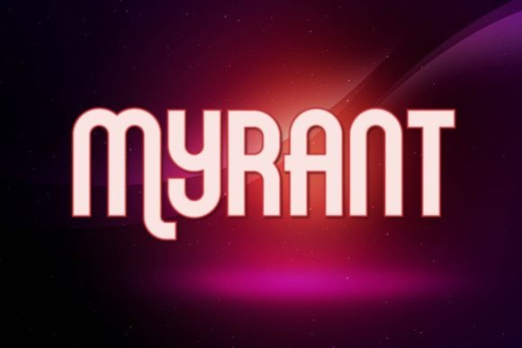 Myrant: The Gothic Display Font for Bold Editorial Design