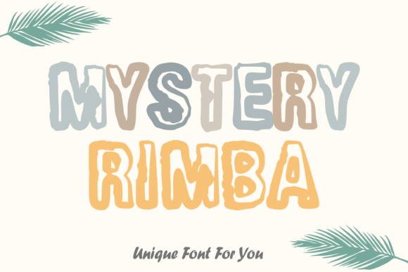 Mystery Rimba: The Perfect Horror Chic Display Font for Makers