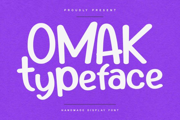 Omak: The Playful Display Font for Memorable Branding