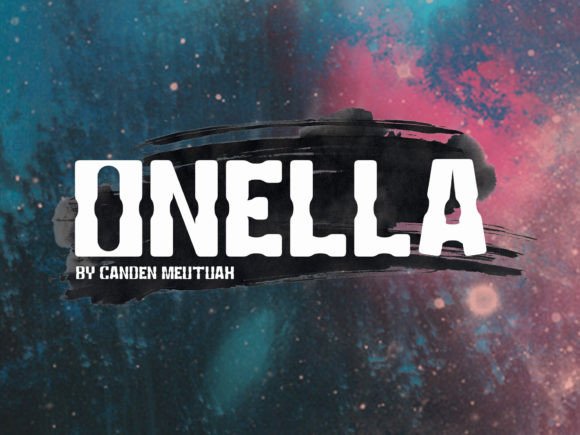 Onella: The Geometric Typeface for Modern Campaign Headlines