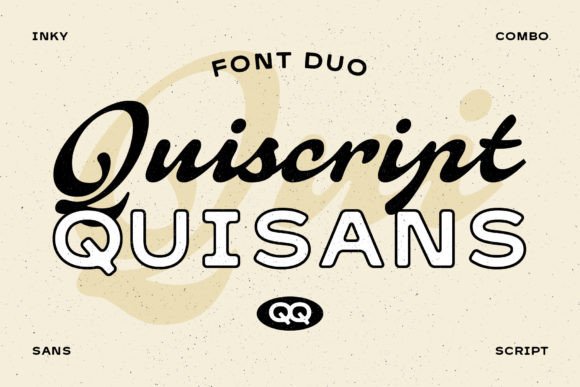 Quiscript Quisans: The Premium Font Duo for Polished Branding