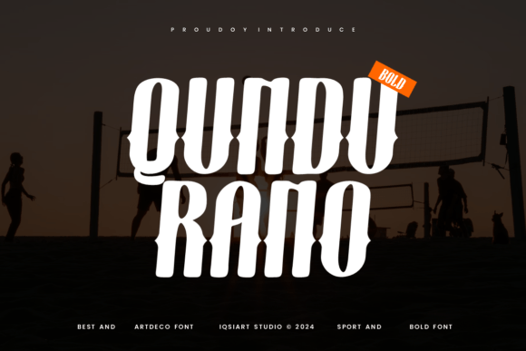 Qundurano: A Bold Art Deco Typeface for Standout Branding