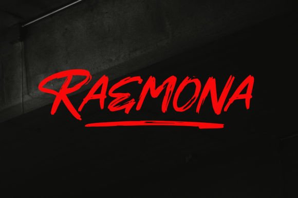 Raemona: The Bold Brush Font for Handmade Branding