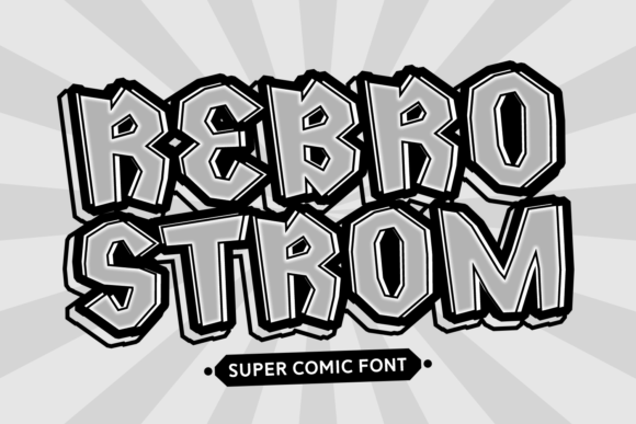 Rebro Strom: The Bold Display Font for Scroll-Stopping Campaigns