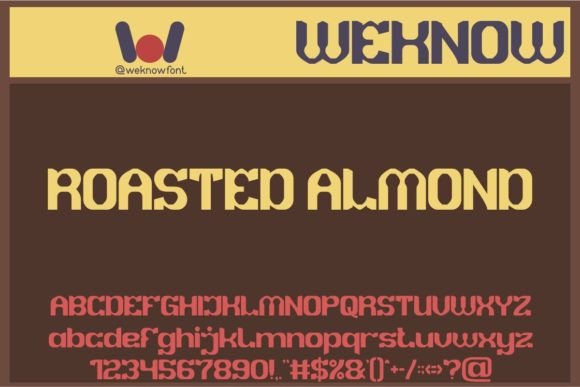 Roasted Almond: The Vintage Display Font for Bold Branding