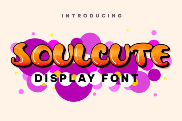 Soulcute: A Bold Display Font for Modern Web Design