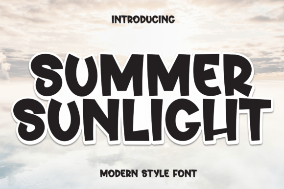 Summer Sunlight: A Bright Handwritten Display Font