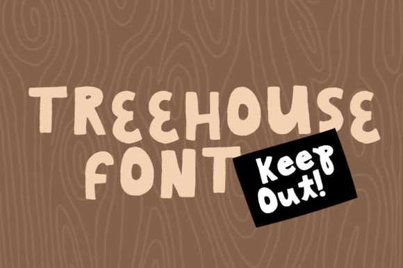 Treehouse: A Joyful Display Font for Editorial Design