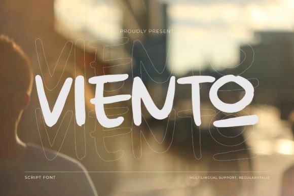 Viento: A Stylish Brush Font for Modern Editorial Design