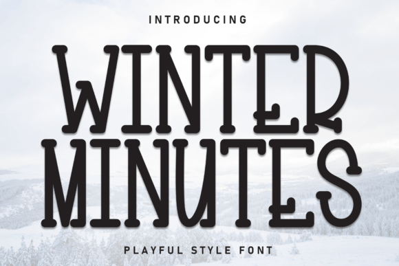 Winter Minutes: A Playful Handwritten Font for Editorial Design